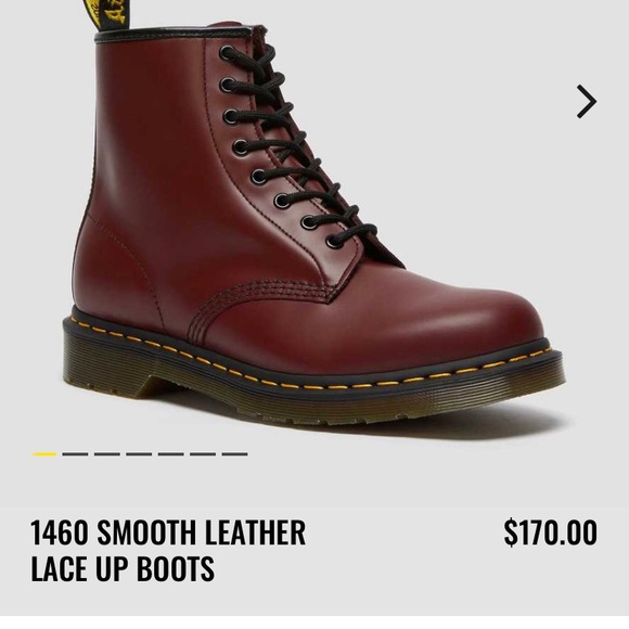 Cherry red #DrMarten boots I bought a year ago. Comes with a supportive insole. - Picture 3 of 4